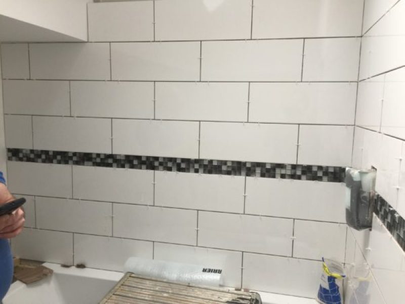 new tiling border bathroom suite renovation bath shower enclosure unit dartford kent south east london